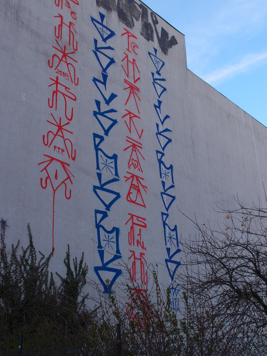 fotos de pixação em Berlim 2018/19